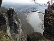 Blick von der Bastei elbaufwärts